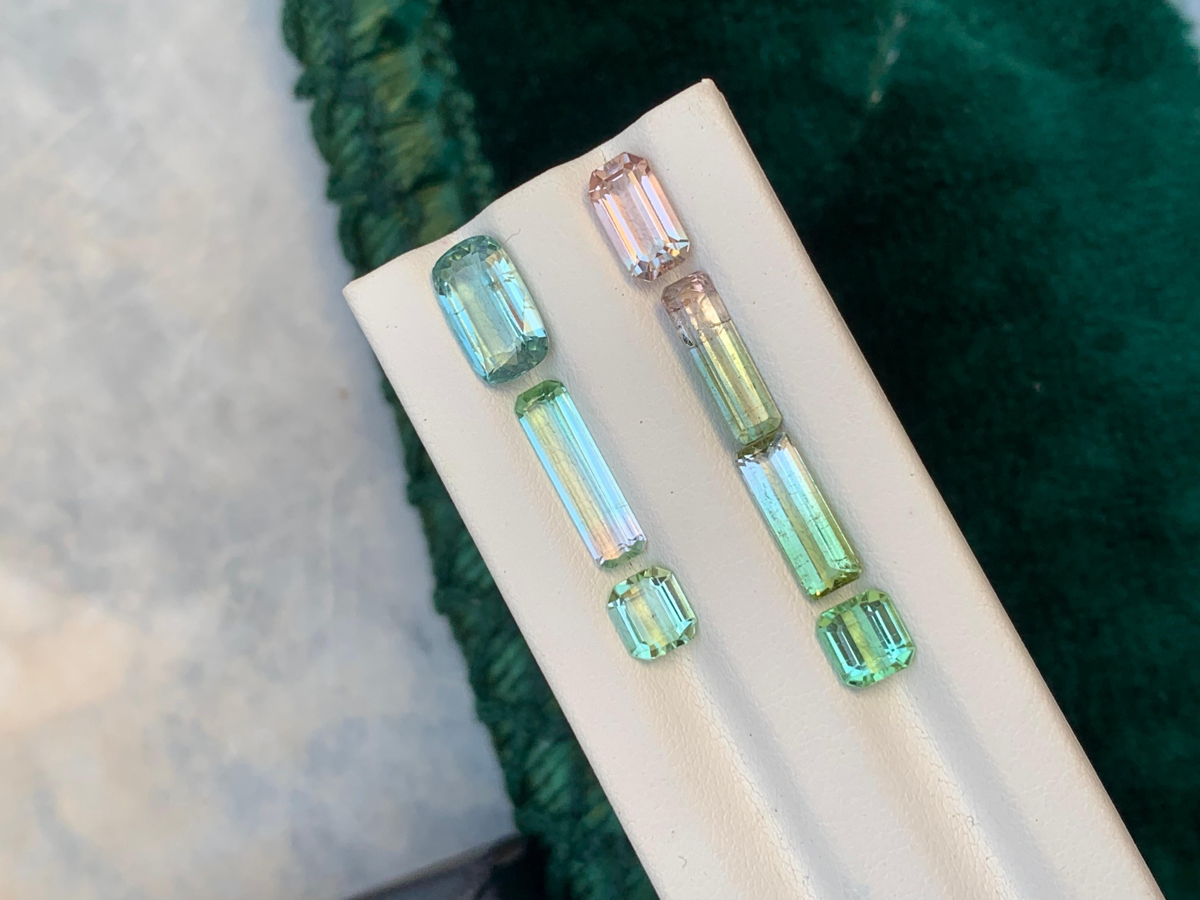 Taille mixte Lot de tourmaline naturelle non sertie de 9.35 carats pour la fabrication de bijoux en vente