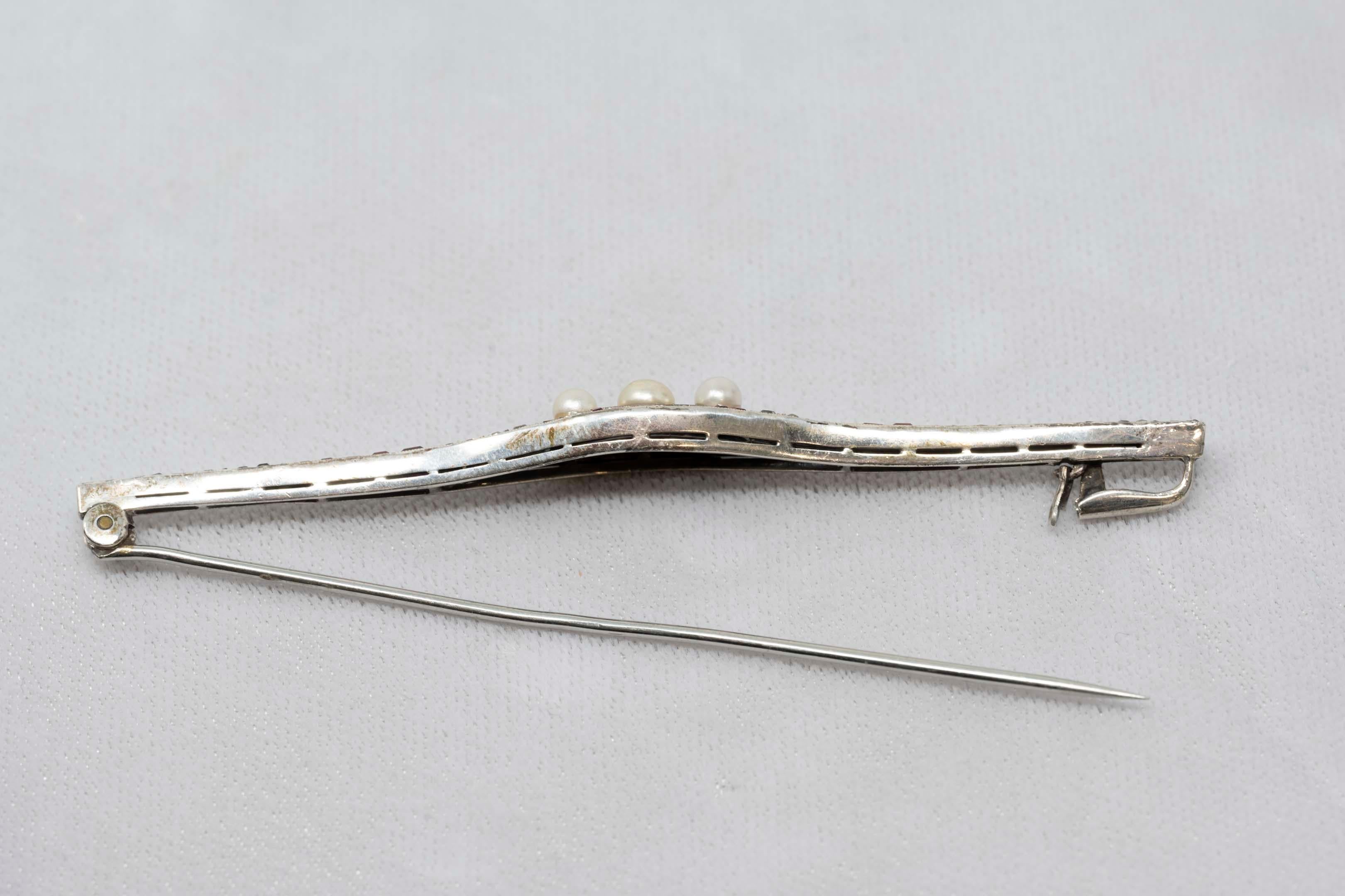 935 Spilla d'argento con decorazioni artistiche del tedesco Wilhelm Becker in vendita 1