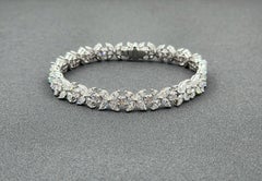 9,36 ct Marquise 
runde Diamanten Tennisarmband