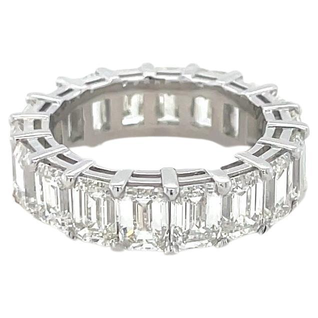 9.37 Carats Diamond Eternity Band For Sale
