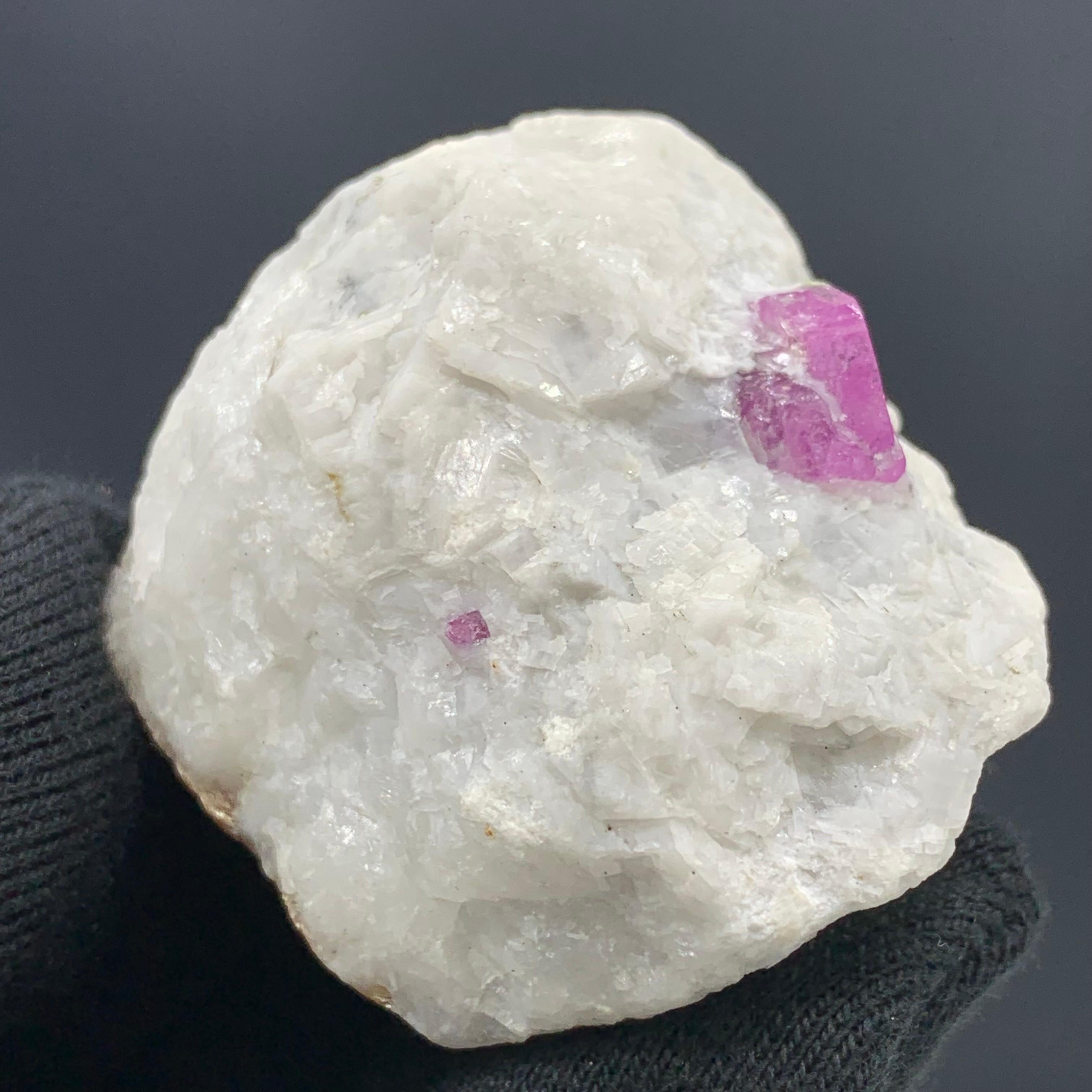 93.96 Gram Incredible Ruby Specimen From Jegdalek Mine, Afghanistan For Sale 3
