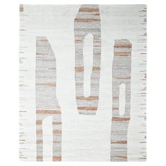 9
3 "x12
Elfenbein Minimalistisches Schwedisches Design Handgeknüpft Reine Wolle Orientteppich