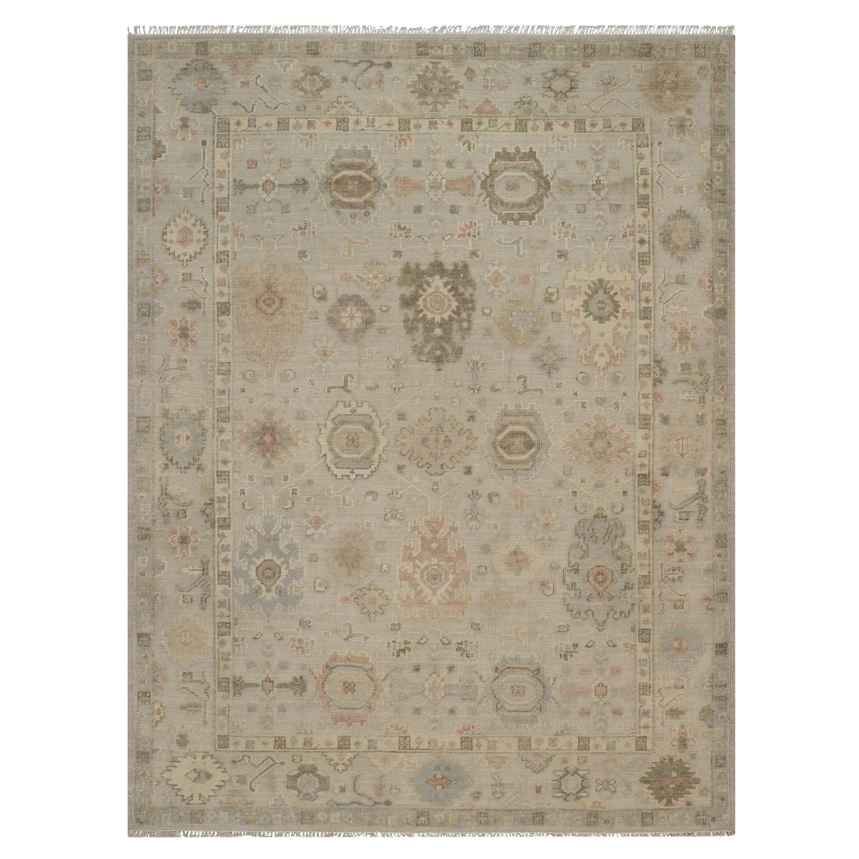 9'3"x12'1" Desert Brown Heriz Revival All Over Design Hand Knotted Oriental Rug