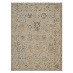9'3"x12'1" Desert Brown Heriz Revival All Over Design Hand Knotted Oriental Rug