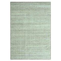 9'3"x12'2" Brown 100% Wool Oxidized and Distressed Grass Design Hand Knotted Rug
