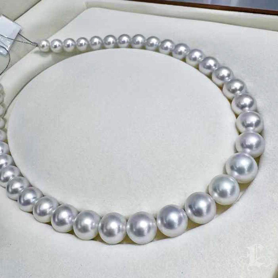 PSL PHOENIX Certificate 9.4-12.4mm South Sea Pearl Necklace 1