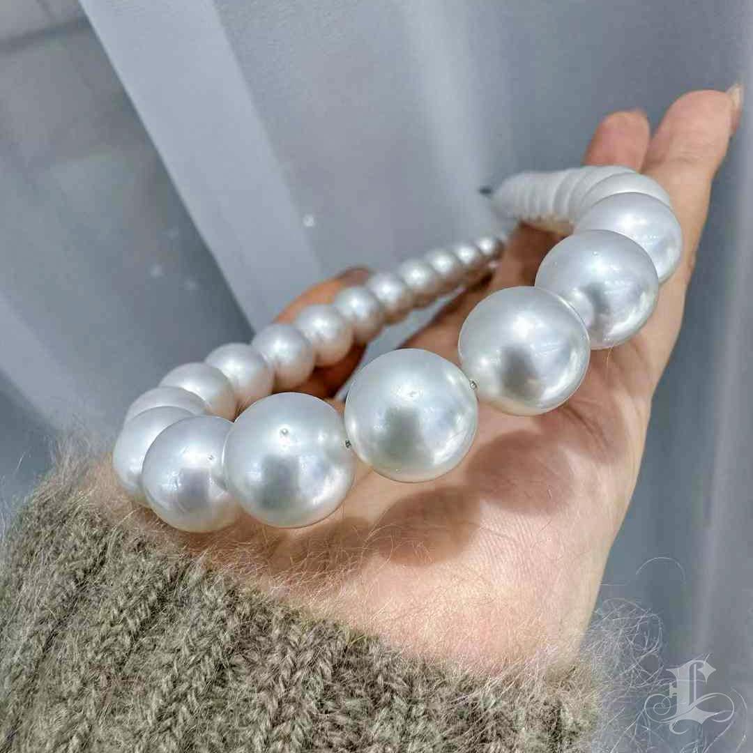PSL PHOENIX Certificate 9.4-12.4mm South Sea Pearl Necklace 2