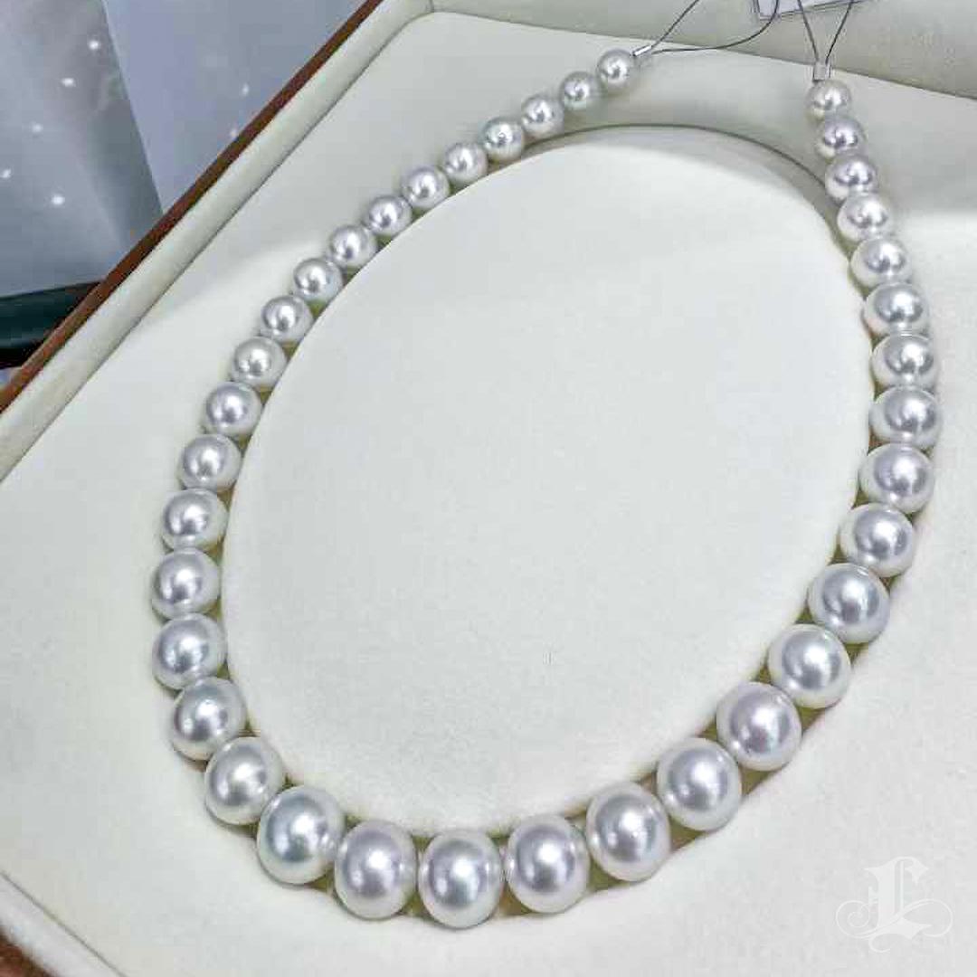 PSL PHOENIX Certificate 9.4-12.4mm South Sea Pearl Necklace 4