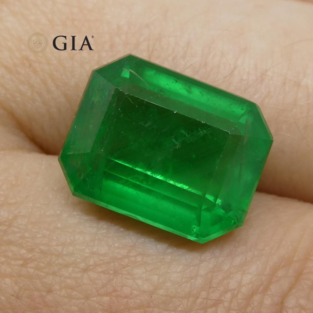 9,4 Karat Achteckiger Smaragd mit Smaragdschliff GIA zertifiziert im Zustand „Neu“ im Angebot in Toronto, Ontario