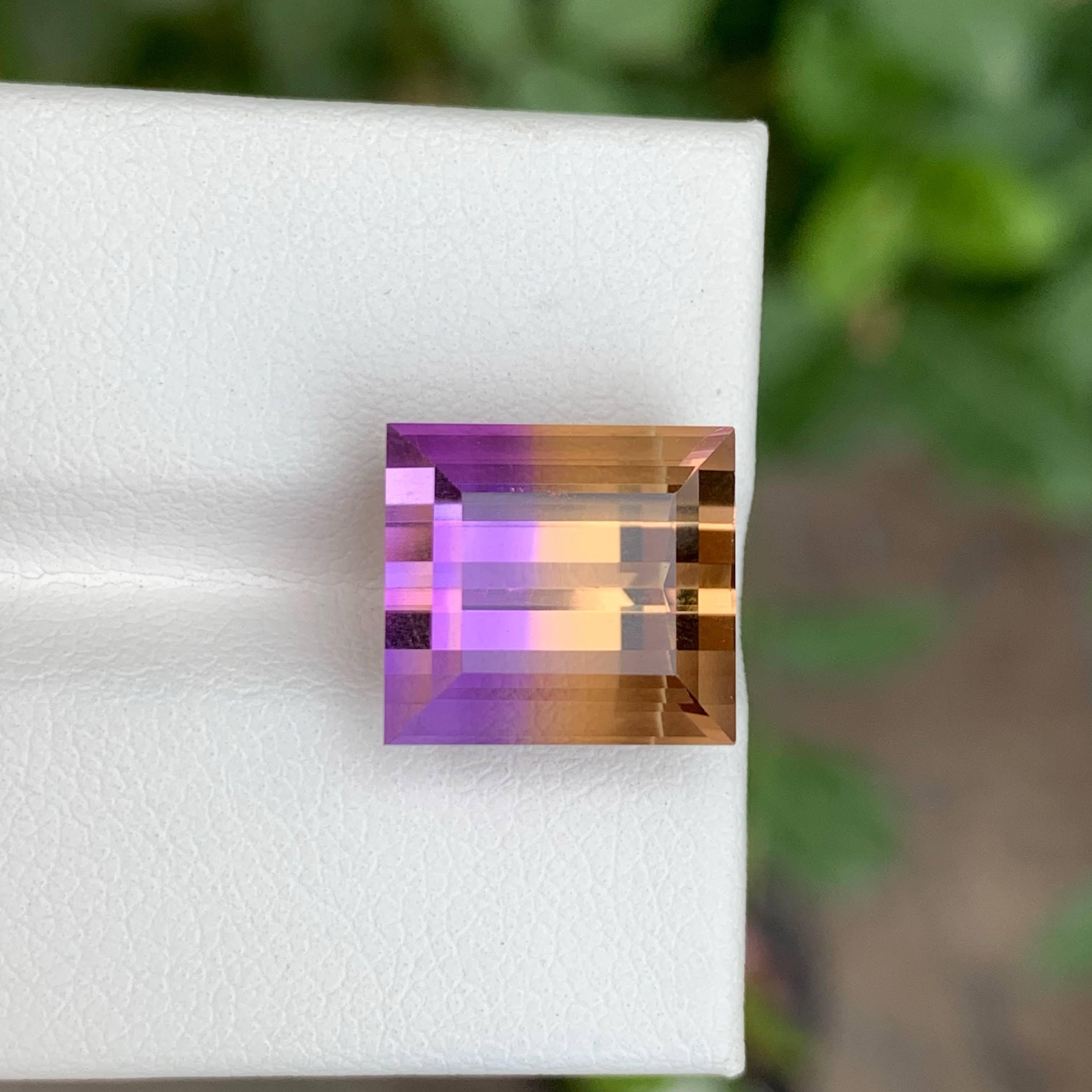 9.40 Carat Natural Fabulous Loose Ametrine Stone Baguette Cut Bolivian Gemstone Neuf - En vente à Bangkok, TH