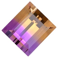 9.40 Carat Natural Fabulous Loose Ametrine Stone Baguette Cut Bolivian Gemstone