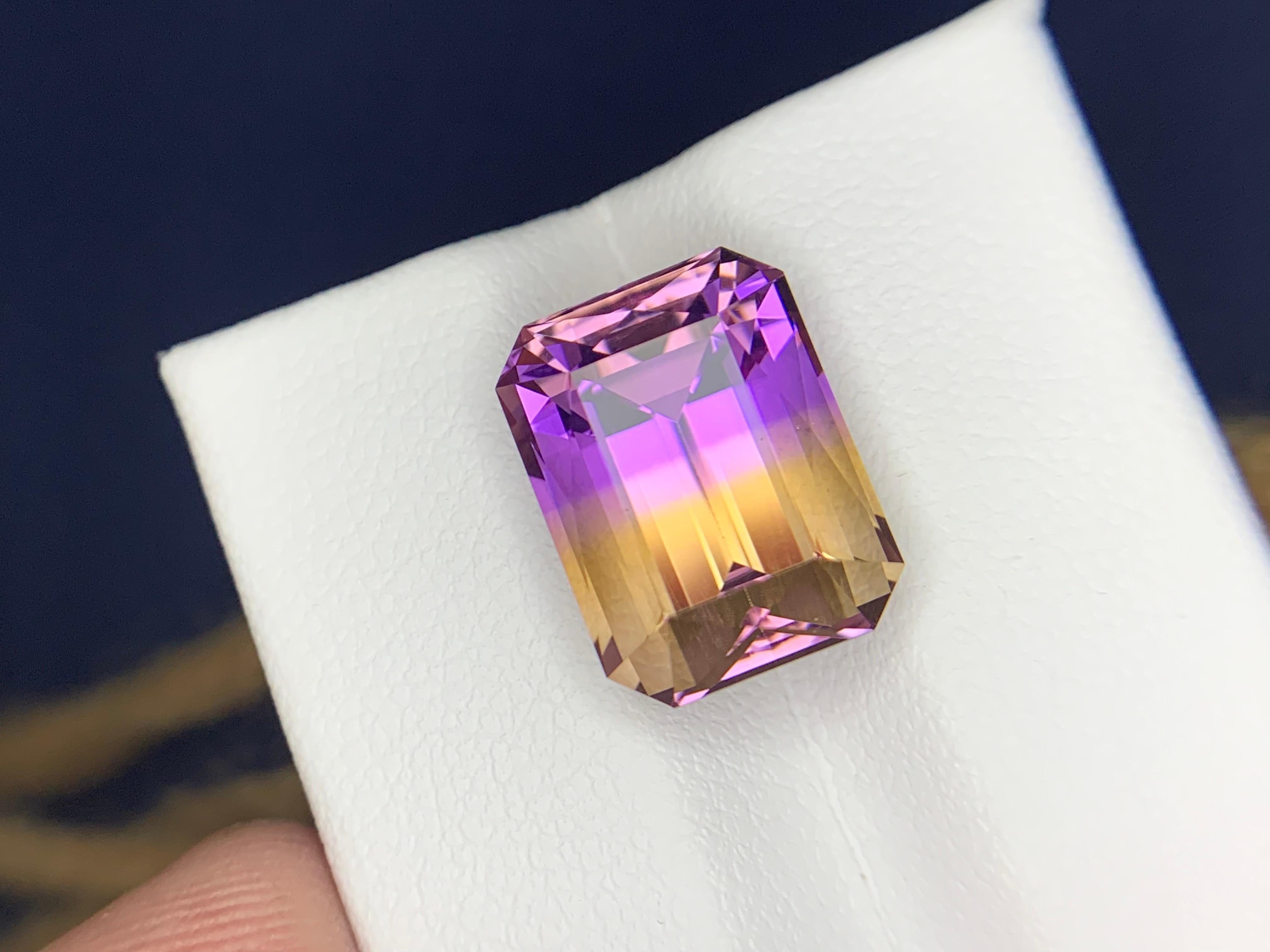 9.40 Carats Natural Loose Ametrine Gemstone Artes y manualidades en venta