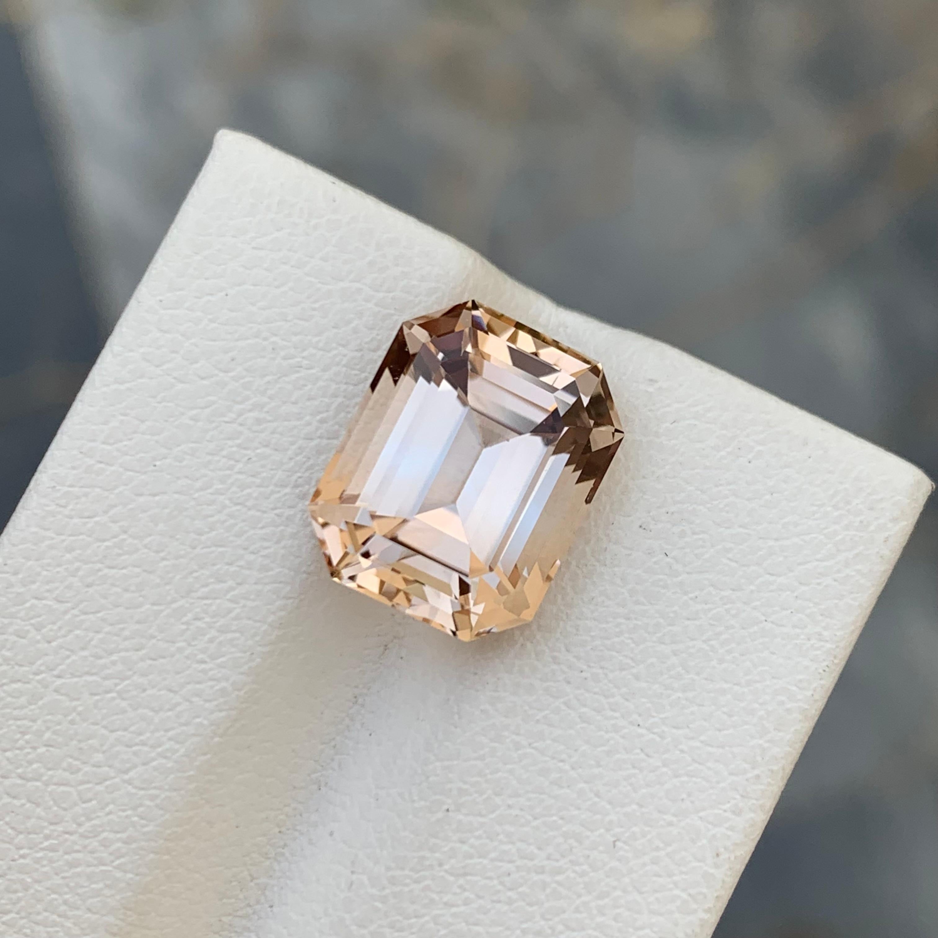 9.40 Carats Natural Loose Imperial Golden Topaz Ring Gem For Sale 5