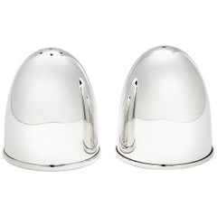 940 Silver Salt and Pepper Set by Wiener Silber Manufactur