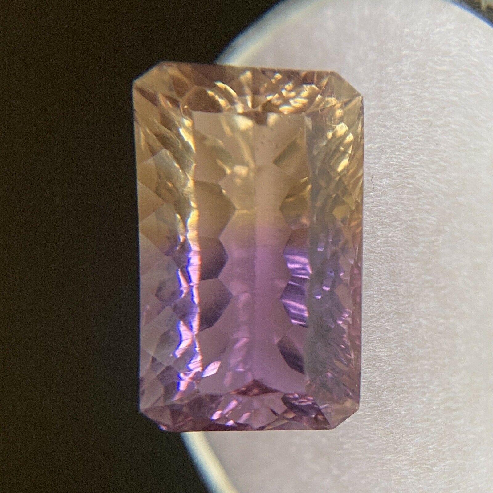 purple and yellow gemstone