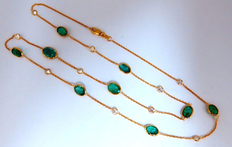 Emeralds by the Yard Necklace