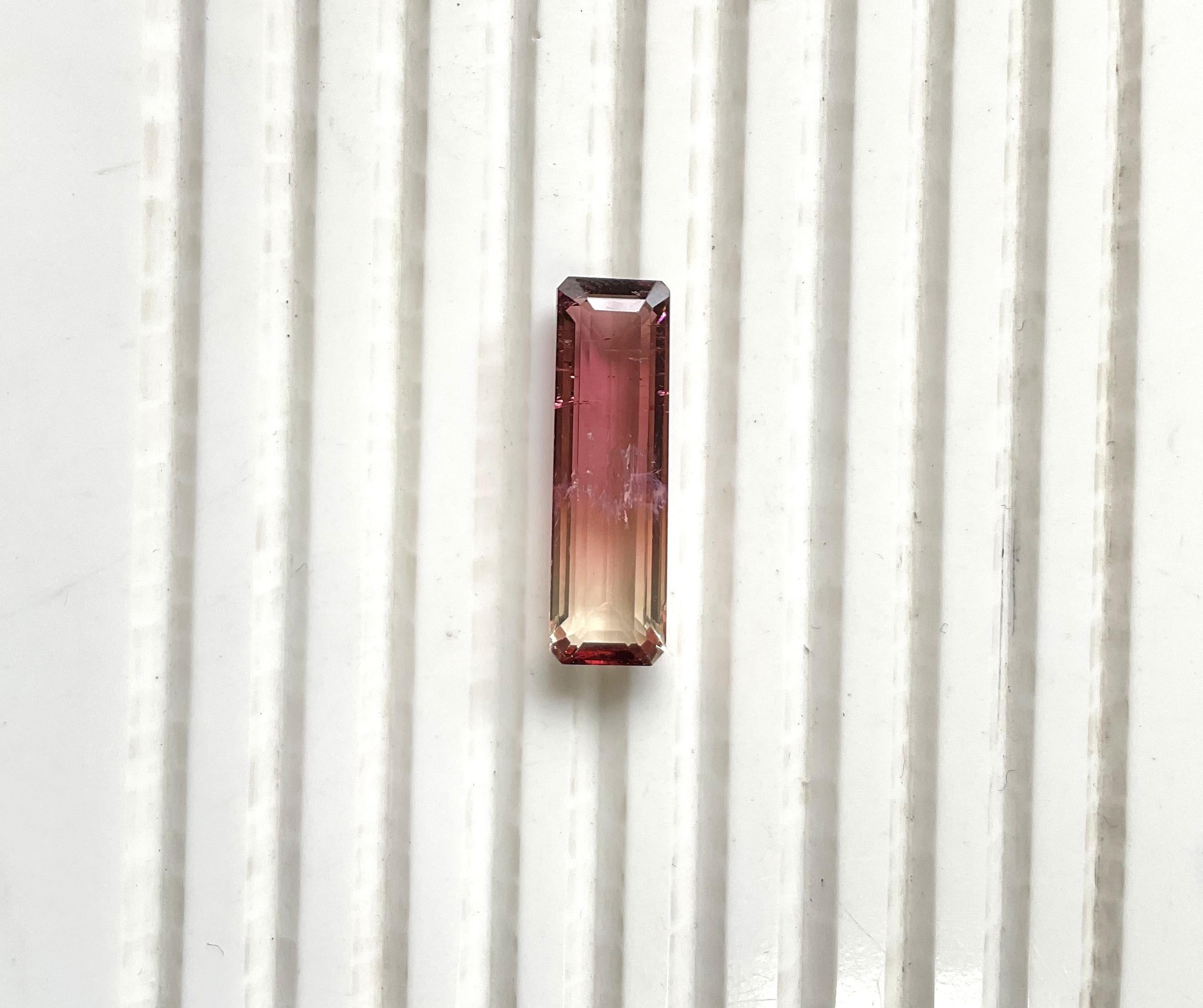 Pierre précieuse naturelle tourmaline octogonale à facettes de 9,42 carats

Pierre précieuse - Tourmaline
Poids - 9,42 carats
Forme - Octogone
Taille -  23.8x7x5 MM
Pièces - 1
