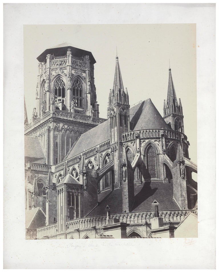 Bisson Frères Black and White Photograph - Architectural Images, Apse of the Cathedral, Europe, 1860s