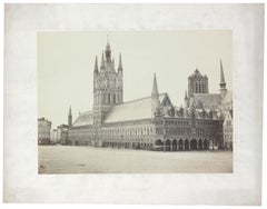Architectural Images, Palace with clock tower, Europe, 1860s