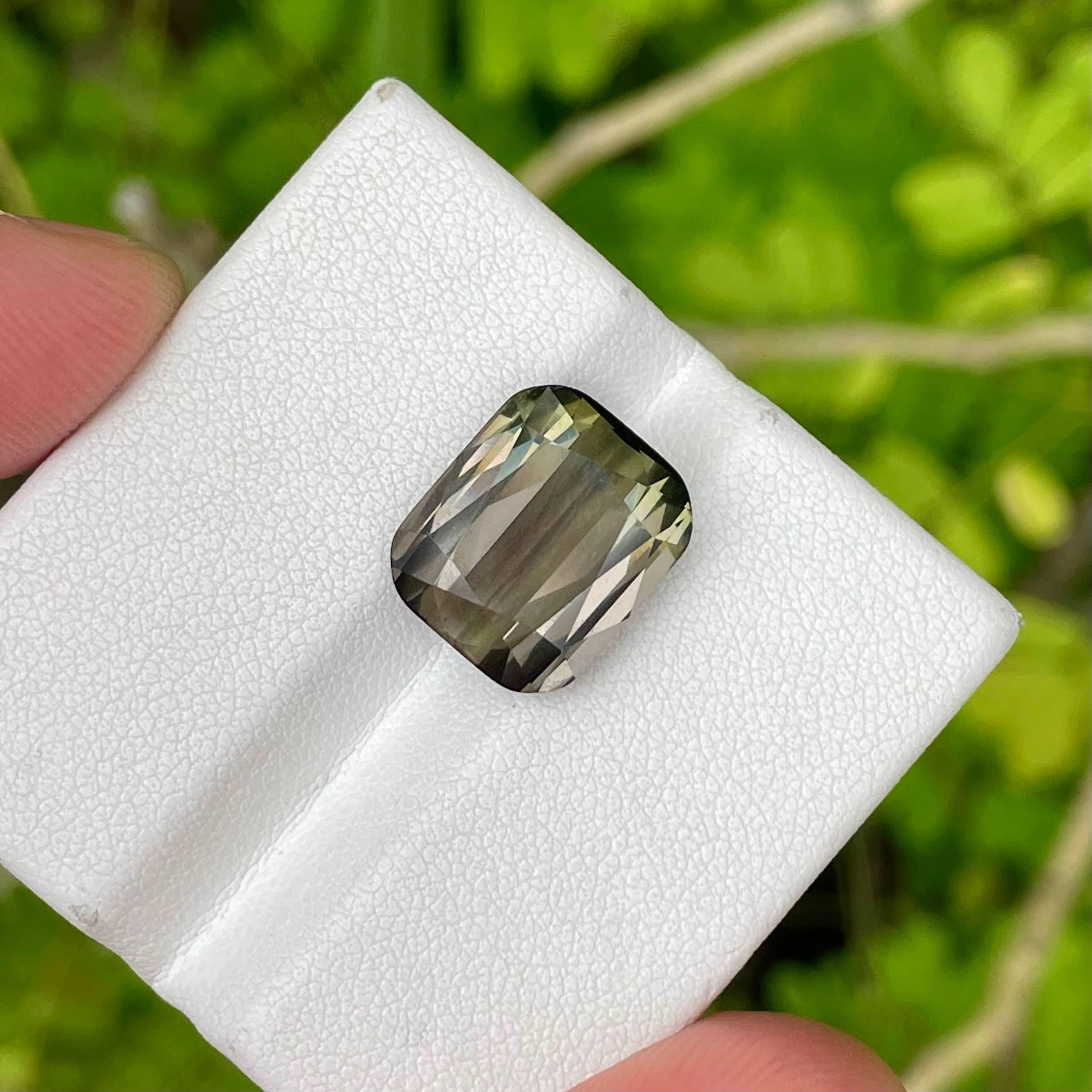 Pierre tourmaline bicolore taille coussin de 9,43 carats Neuf - En vente à Bangkok, TH