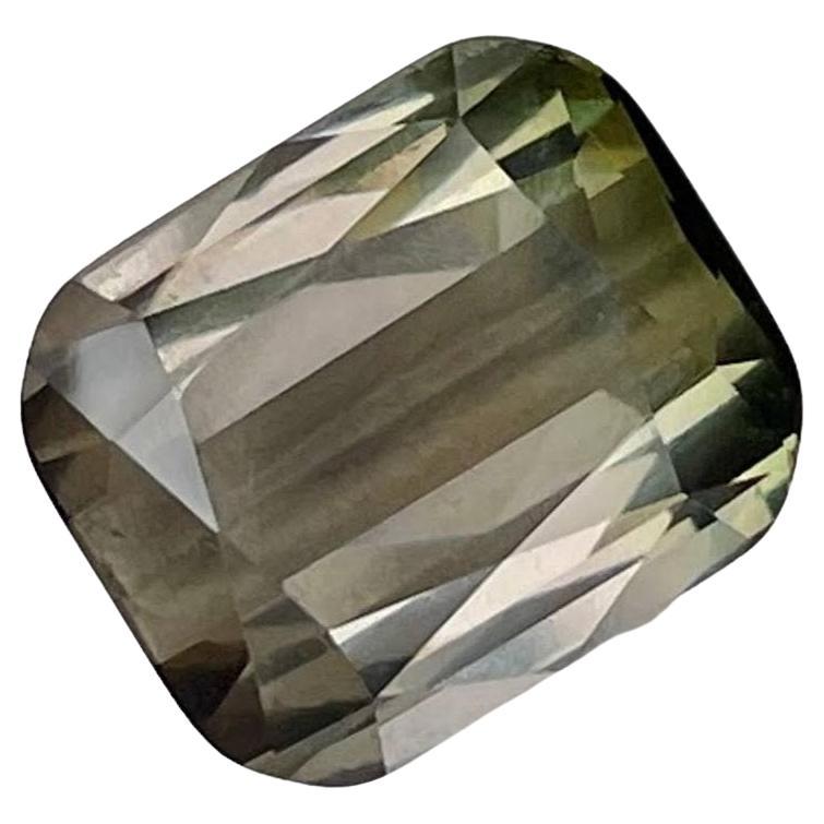 9,43 quilates Piedra turmalina bicolor suelta talla cojín Gema africana