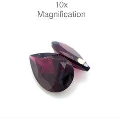 9.44ct Pear Rhodolite Garnet Pair