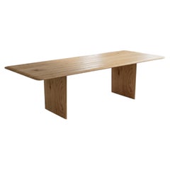 94.5" Outdoor Dining Table Crafted from Natural Cedar Wood