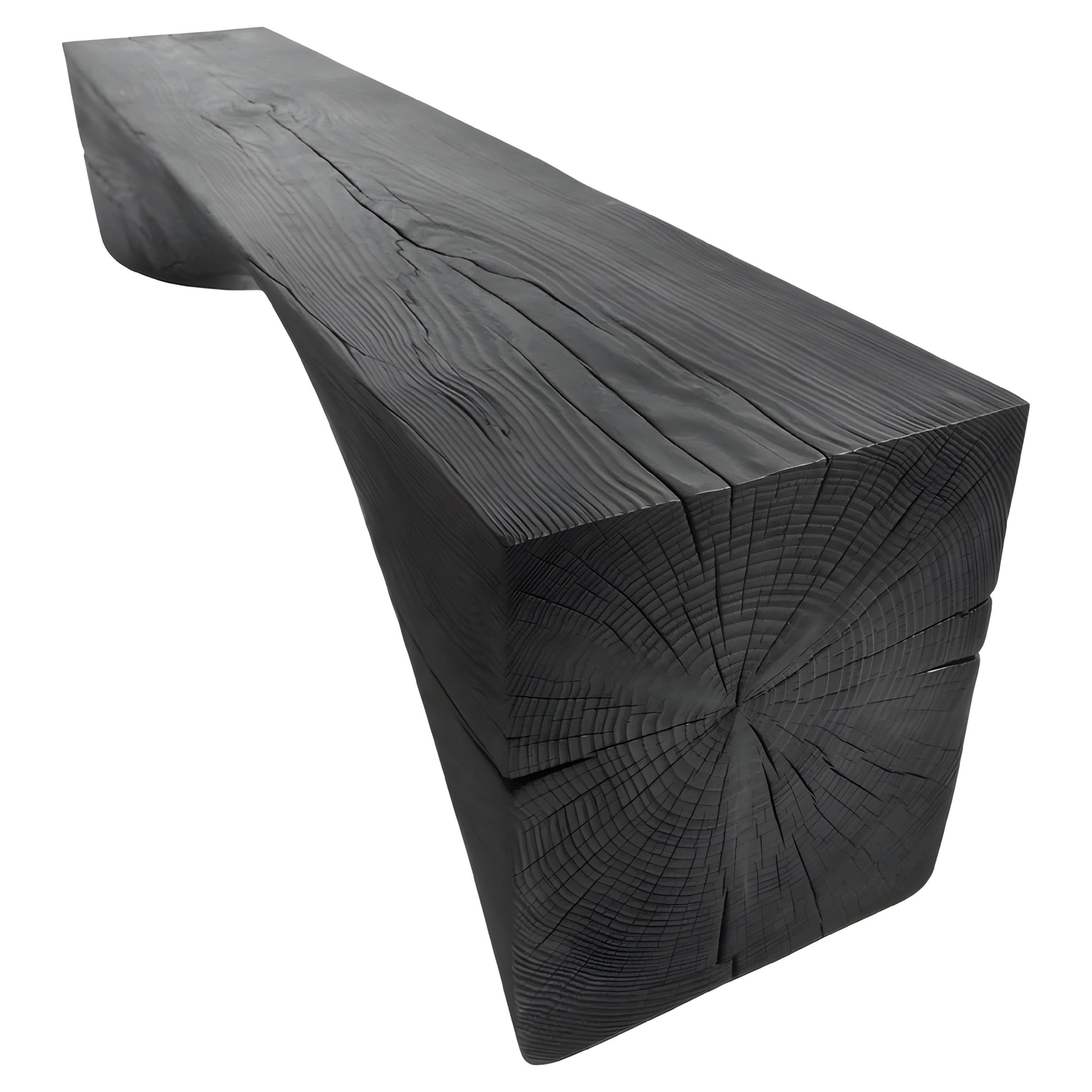 94.5" Vulcano Bench Made From A Single Block of Scented Cedarwood