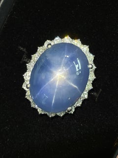 94,53 quilates. Colección GRS: zafiro estrella natural de Sri Lanka y diamante natural