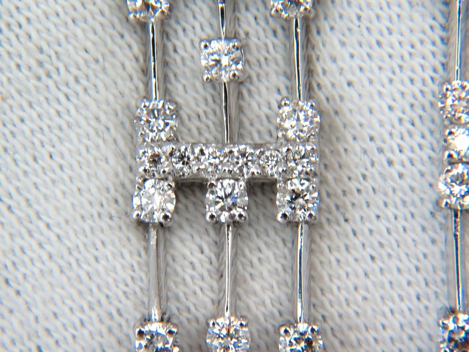 9.46 Carat Natural No Heat Ruby Diamonds Earrings Regency Revival Dangle 1