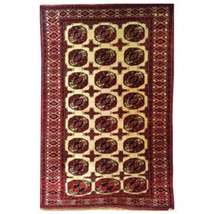 Vintage 948 -  Old carpet Bukhara  ( Uzbekistan )
