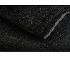Vintage Distressed Overdyed Persian Rug