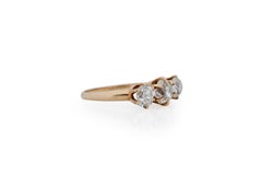 .95 Carat Edwardian Diamond 14 Karat Yellow Gold Engagement Ring