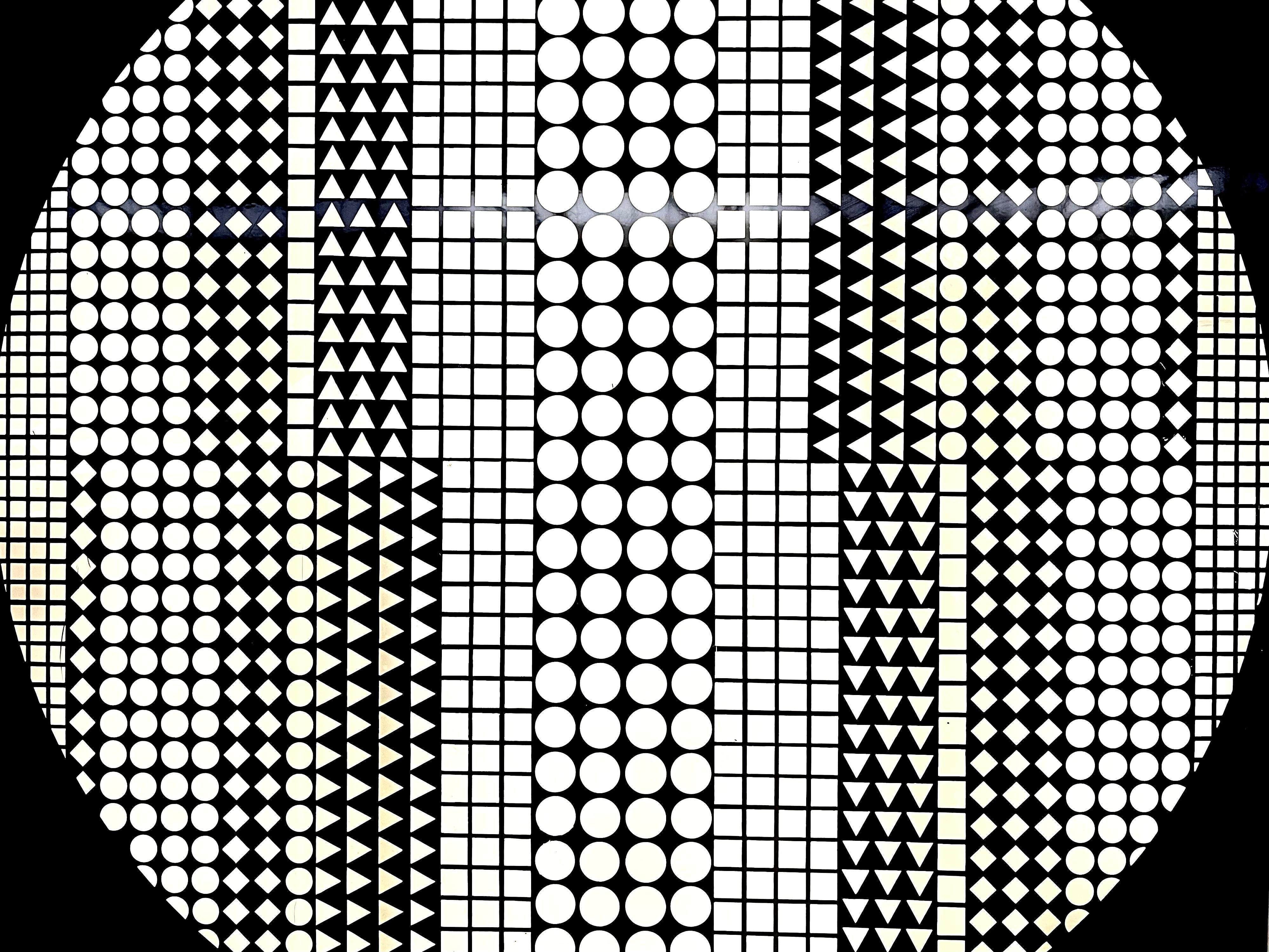 95 Victor Vasarely - Serigrafía 100X100 en Bueno estado para la venta en Brussels, BE