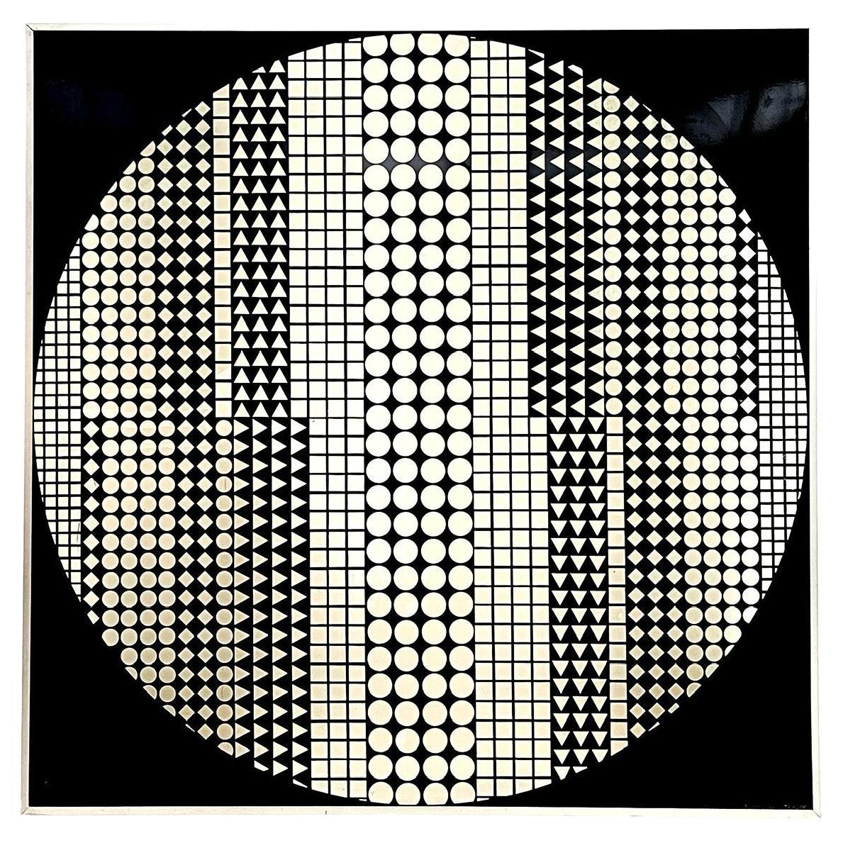 95 Victor Vasarely - Serigrafía 100X100 en venta