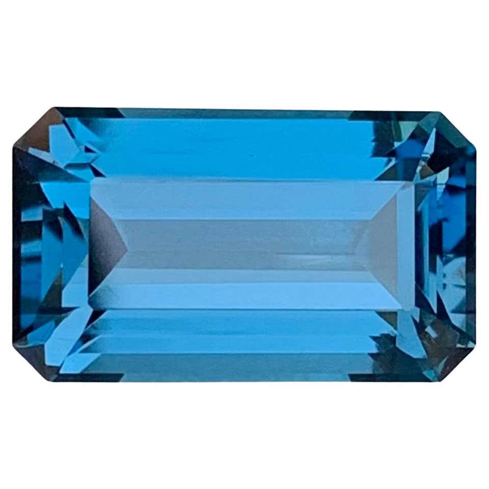60.10 Carat Pretty Loose London Blue Topaz Cushion Shape Gemstone For ...
