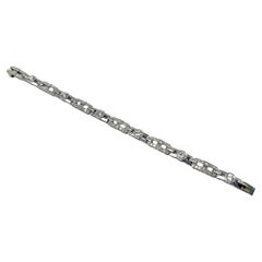 950 platinum bracelet with diamonds, certified Vintage 950 platinum bracelet with diamonds, certified