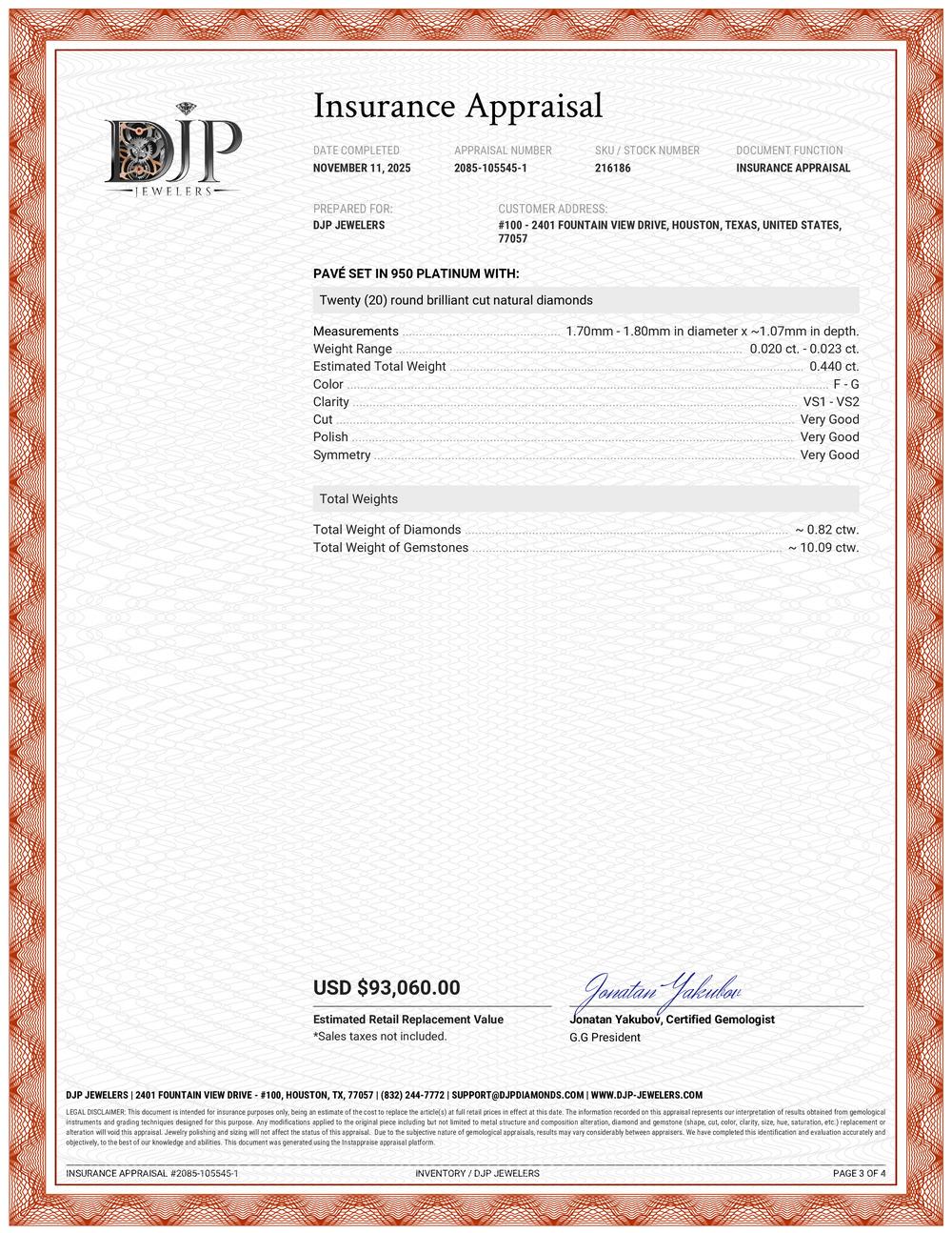 Colgante Anillo Cóctel Platino 950 Gia Tipo a 10.09ct Jade Púrpura Halo Diamante en venta 7