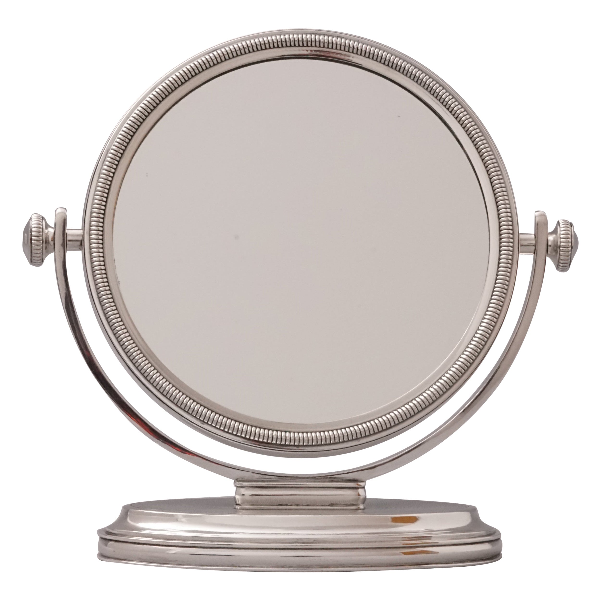 950 Silver Table Mirror by Hermès Paris