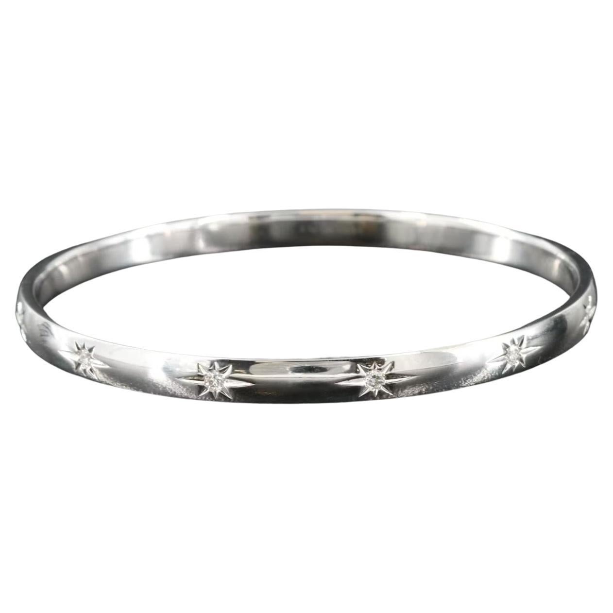 9500 $ / Bracelet à diamants Marchesa / 29.1 Gm Or 18k