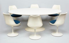 1950’s Saarinen Oval Tulip Table and Chairs