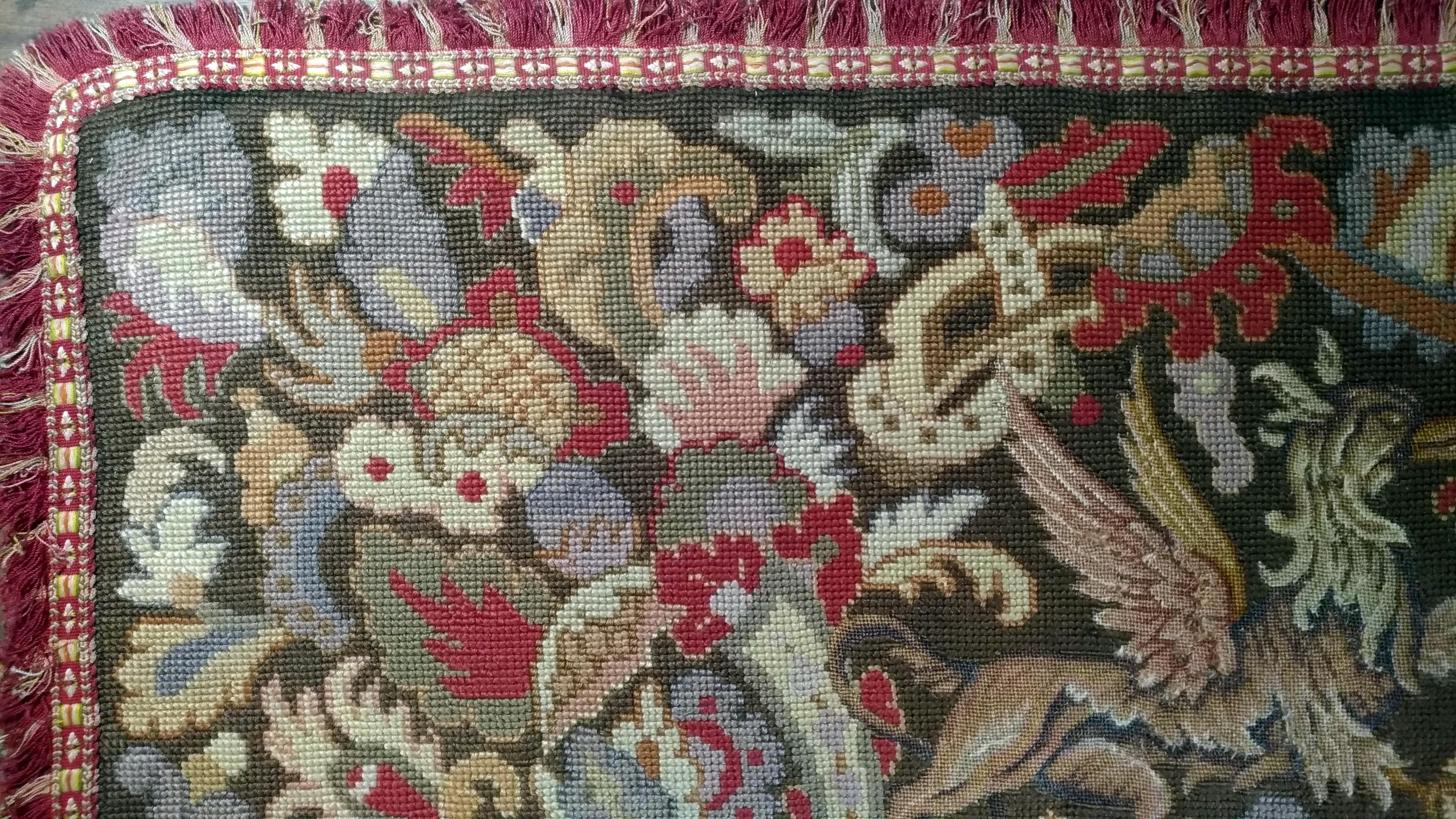 951 - 19th century tapestry needlepoint.