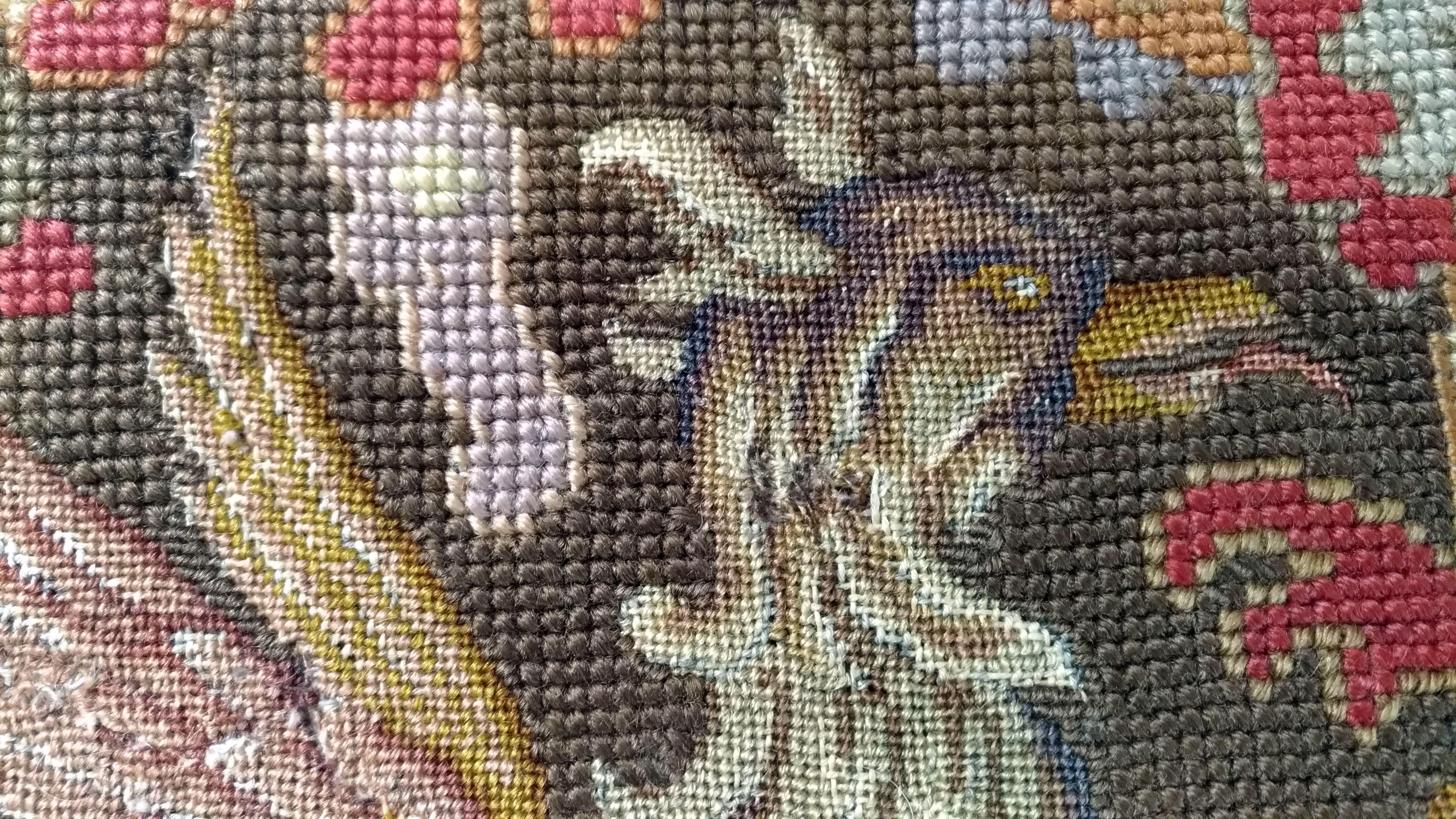 Hand-Crafted 951 - 19th Century Tapestry Needlepoint