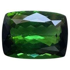 9.52 carats Nigeria green tourmaline Top Quality cushion Cut stone natural Gem