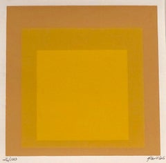 Homage to the Square (Yellow/peach) #2178