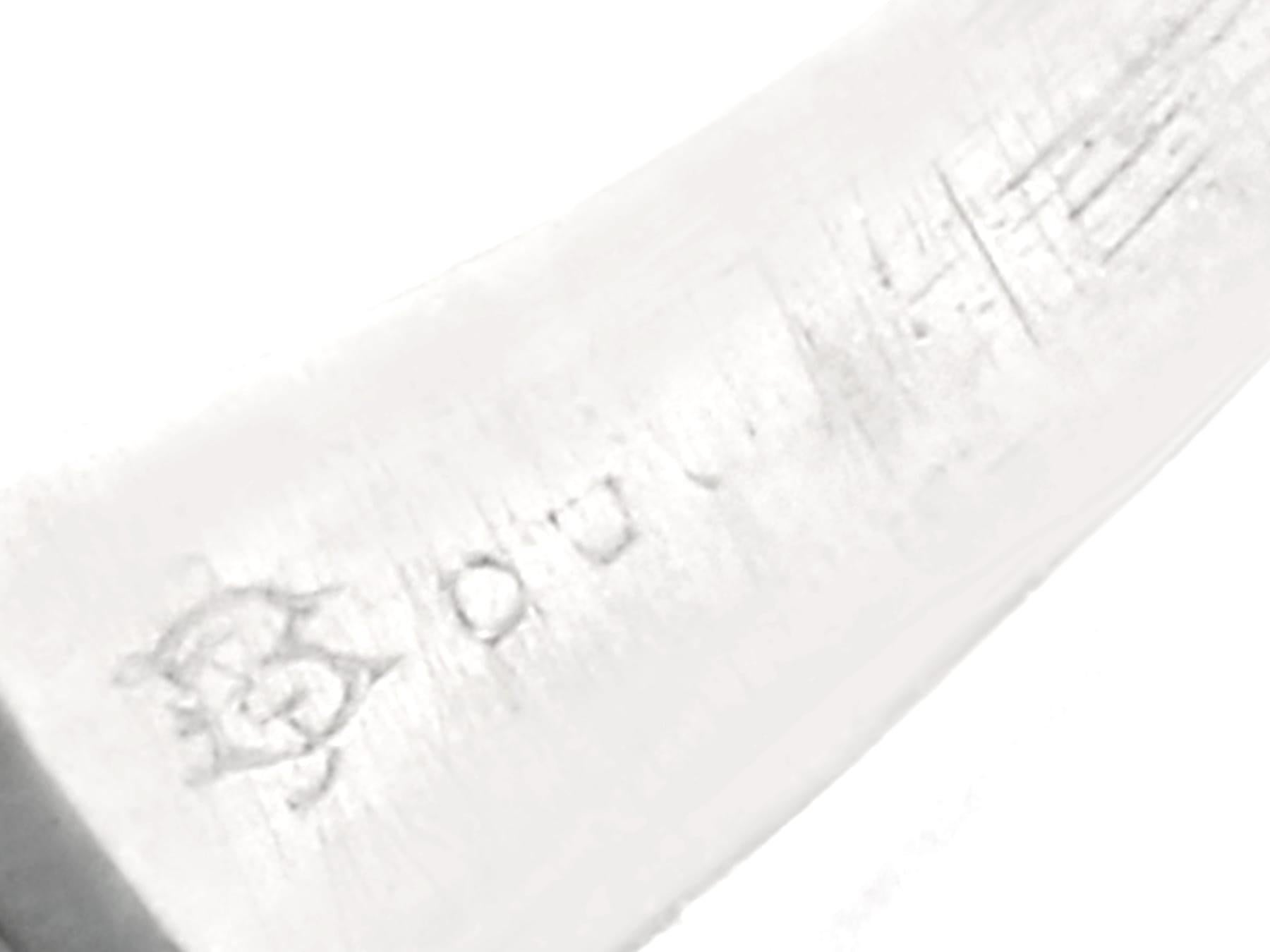 9.53 Carat Aquamarine 0.32 Carat Diamond Platinum Ring by Boucheron Circa 1935 3
