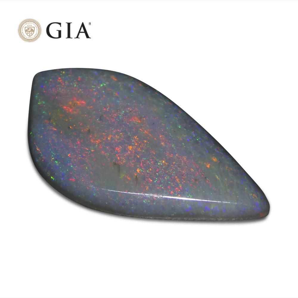 9.53ct Freeform Carving Gray Opal GIA Certified Australia   For Sale 8