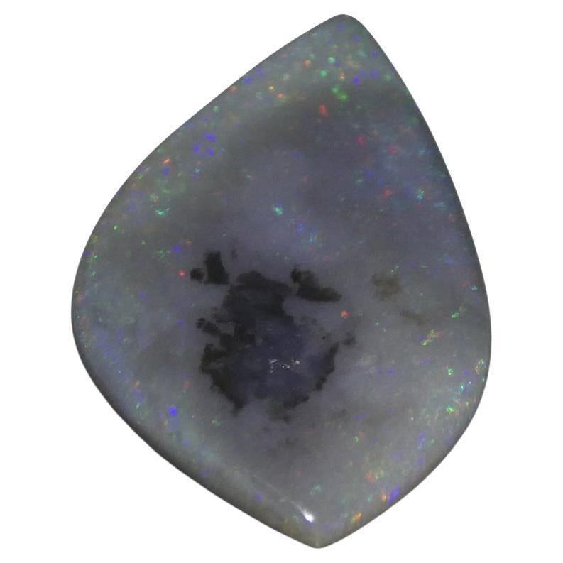 9.53ct Freeform Carving Gray Opal GIA Certified Australia   For Sale 1