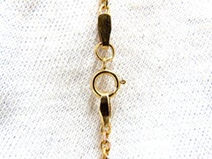 9.54 Carat Natural Diamonds and Vivid Green Tsavorite Cross 18 Karat and Chain