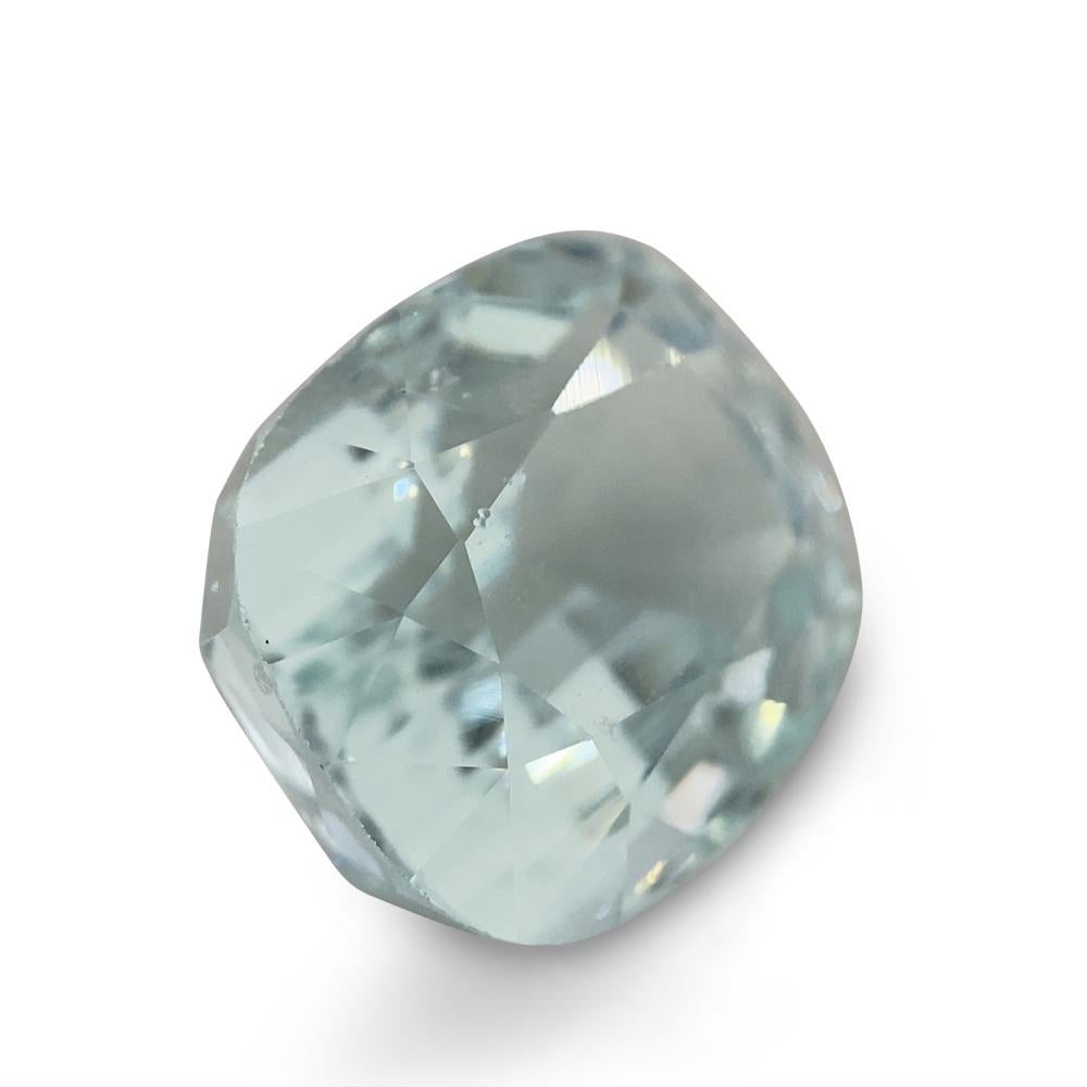 9.54ct Cushion Aquamarine In New Condition For Sale In Toronto, Ontario